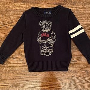 Black polo Ralph Lauren knit sweater